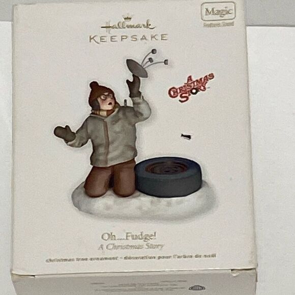 Hallmark 2011 A Christmas Story "Oh...Fudge" Keepsake Magic Sound Ornament - Picture 1 of 9